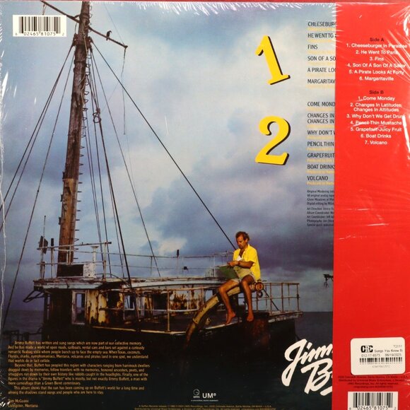 New Sealed Jimmy Buffett Greatest Hits: Songs You Know by Heart Exclusive Vinyl - Picture 7 of 7